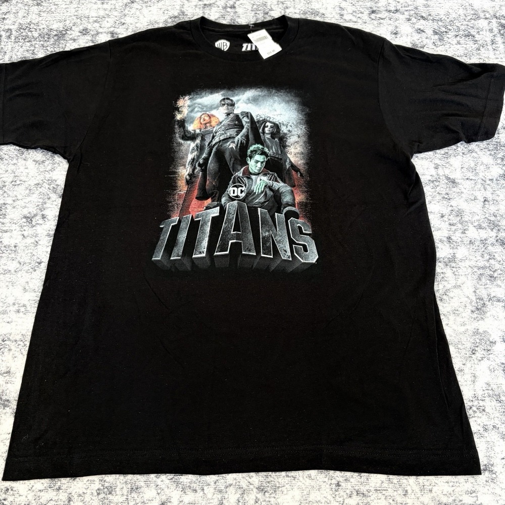 NEW‎ Warner Bros Studio Tour Hollywood DC Comics Titans Series Black Adult Large